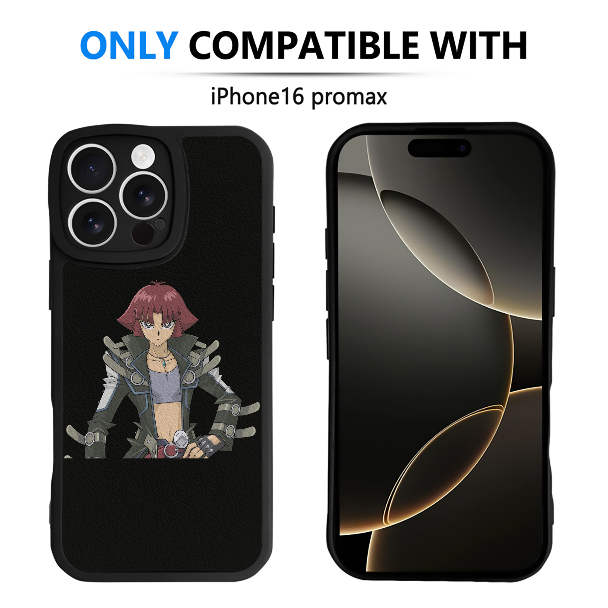 （画像用） 遊☆戯☆王 Yu-Gi-Oh! 【iPhone 16シリーズ対応】シリコンスマホケース（レザー調） 材質：シリコン